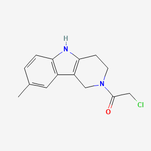 2-(chloroacetyl)-8-methyl-2,3,4,5-tetrahydro-1H-pyrido[4,3-b]indole - 1142214-24-1