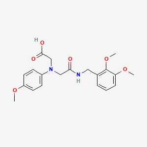 [{2-[(2,3-Dimethoxybenzyl)amino]-2-oxoethyl}-(4-methoxyphenyl)amino]acetic acid - 1142215-88-0