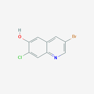 3-Bromo-7-chloro-6-quinolinol - 1009811-89-5