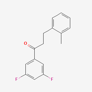 3',5'-Difluoro-3-(2-methylphenyl)propiophenone - 898790-14-2