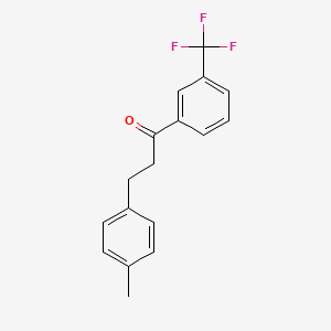 3-(4-Methylphenyl)-3'-trifluoromethylpropiophenone - 898769-01-2