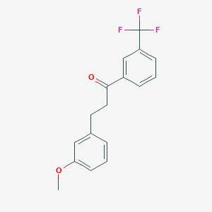 3-(3-Methoxyphenyl)-3'-trifluoromethylpropiophenone - 898774-98-6