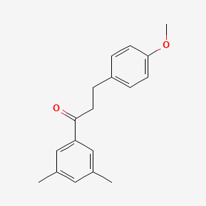 3',5'-Dimethyl-3-(4-methoxyphenyl)propiophenone - 898775-90-1