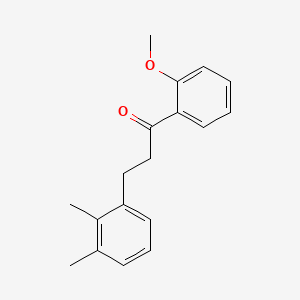 3-(2,3-Dimethylphenyl)-2'-methoxypropiophenone - 898769-02-3
