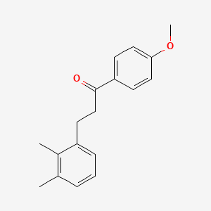 3-(2,3-Dimethylphenyl)-4'-methoxypropiophenone - 898769-08-9