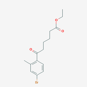 Ethyl 6-(4-bromo-2-methylphenyl)-6-oxohexanoate - 898776-96-0