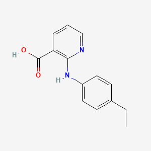 2-[(4-Ethylphenyl)amino]nicotinic acid - 55285-32-0
