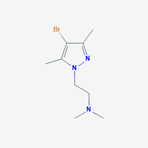 N-[2-(4-bromo-3,5-dimethyl-1H-pyrazol-1-yl)ethyl]-N,N-dimethylamine - 1170132-58-7
