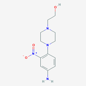 4-[4-(2-Hydroxyethyl)piperazin-1-yl]-3-nitroaniline - 942474-56-8