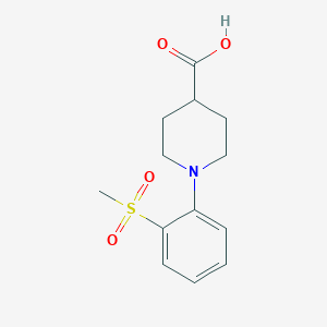 1-[2-(Methylsulfonyl)phenyl]piperidine-4-carboxylic acid - 942474-20-6