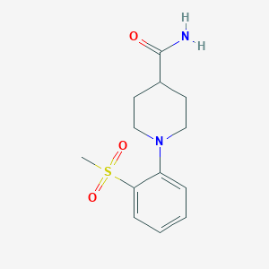 1-[2-(Methylsulfonyl)phenyl]piperidine-4-carboxamide - 942474-65-9