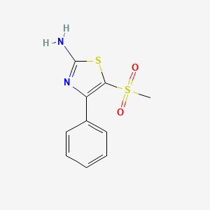 2-Amino-5-methylsulfonyl-4-phenyl-1,3-thiazole - 1000018-51-8