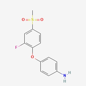 4-[2-Fluoro-4-(methylsulphonyl)phenoxy]aniline - 1000339-83-2