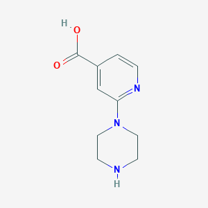 2-(Piperazin-1-yl)isonicotinic acid - 914637-26-6
