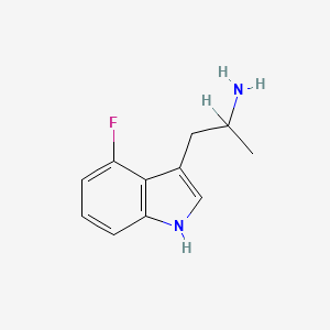 1-(4-fluoro-1H-indol-3-yl)propan-2-amine - 