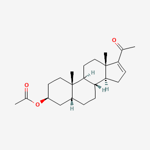 5beta-Pregn-16-en-20-one, 3beta-hydroxy-, acetate - 2601-07-2