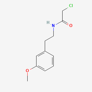 2-chloro-n-[2-(3-methoxyphenyl)ethyl]acetamide - 34162-12-4