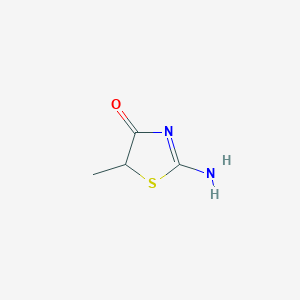 2-amino-5-methyl-1,3-thiazol-4(5H)-one - 3805-14-9