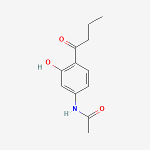 4'-Butyryl-3'-hydroxyacetanilide - 28583-62-2