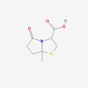 7a-Methyl-5-oxohexahydropyrrolo[2,1-b][1,3]thiazole-3-carboxylic acid - 17279-63-9