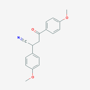 2,4-Bis(4-methoxyphenyl)-4-oxobutanenitrile - 23073-04-3