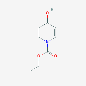 1(2H)-Pyridinecarboxylic acid, 3,4-dihydro-4-hydroxy-, ethyl ester - 89690-65-3