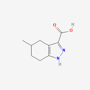 5-Methyl-4,5,6,7-tetrahydro-2H-indazole-3-carboxylic acid - 842972-14-9