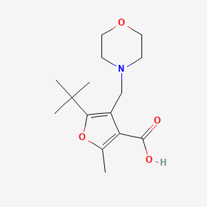 5-tert-Butyl-2-methyl-4-morpholin-4-ylmethyl-furan-3-carboxylic acid - 435342-04-4