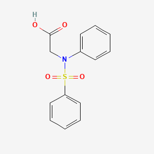 N-Phenyl-N-(phenylsulfonyl)glycine - 59724-82-2