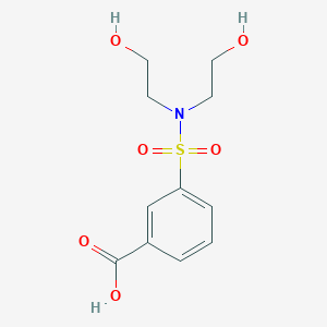 3-[Bis(2-hydroxyethyl)sulfamoyl]benzoic acid - 6628-11-1
