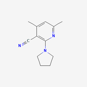 4,6-Dimethyl-2-(pyrrolidin-1-yl)nicotinonitrile - 693254-24-9