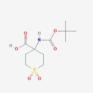 4-BOC-Amino-4-Carboxy-1,1-Dioxo-Tetrahydrothiopyran - 369402-94-8