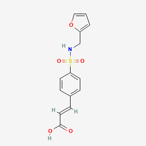 3-{4-[(Furan-2-ylmethyl)-sulfamoyl]-phenyl}-acrylic acid - 391229-93-9