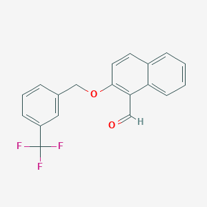 2-{[3-(Trifluoromethyl)benzyl]oxy}-1-naphthaldehyde - 866133-96-2