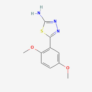 5-(2,5-Dimethoxyphenyl)-1,3,4-thiadiazol-2-amine - 88742-90-9