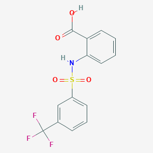 2-(([3-(Trifluoromethyl)phenyl]sulfonyl)amino)benzoic acid - 306955-85-1