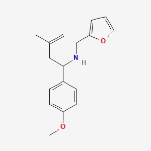 Furan-2-ylmethyl-[1-(4-methoxy-phenyl)-3-methyl-but-3-enyl]-amine - 436088-84-5