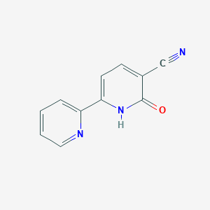 2-Oxo-6-(2-pyridinyl)-1,2-dihydro-3-pyridinecarbonitrile - 56304-74-6