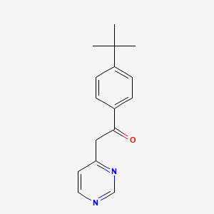 1-(4-Tert-butylphenyl)-2-pyrimidin-4-ylethanone - 849021-29-0