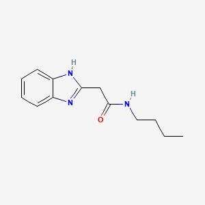2-(1H-benzimidazol-2-yl)-N-butylacetamide - 91600-55-4