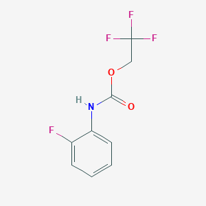 2,2,2-trifluoroethyl N-(2-fluorophenyl)carbamate - 200876-83-1
