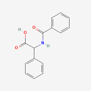(Benzoylamino)(phenyl)acetic acid - 74536-43-9