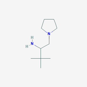 3,3-Dimethyl-1-pyrrolidin-1-ylbutan-2-amine - 844882-19-5