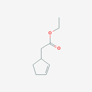 ETHYL 2-(CYCLOPENT-2-EN-1-YL)ACETATE - 15848-49-4