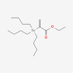 2-Propenoic acid, 2-(tributylstannyl)-, ethyl ester - 123706-82-1