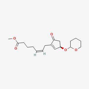 (Z)-Methyl 7-((3R)-5-oxo-3-((tetrahydro-2H-pyran-2-yl)oxy)cyclopent-1-en-1-yl)hept-5-enoate - 64812-88-0