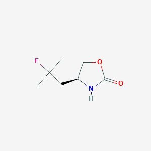 (S)-4-(2-Fluoro-2-methylpropyl)oxazolidin-2-one - 603142-91-2