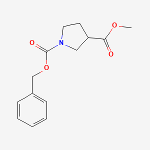 1-Benzyl 3-methyl pyrrolidine-1,3-dicarboxylate - 188847-00-9