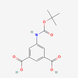 5-{[(Tert-butoxy)carbonyl]amino}benzene-1,3-dicarboxylic acid - 178446-63-4