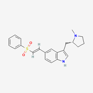 (R)-3-((1-Methylpyrrolidin-2-yl)methyl)-5-(2-(phenylsulfonyl)vinyl)-1H-indole - 180637-89-2